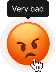 very bad emoji